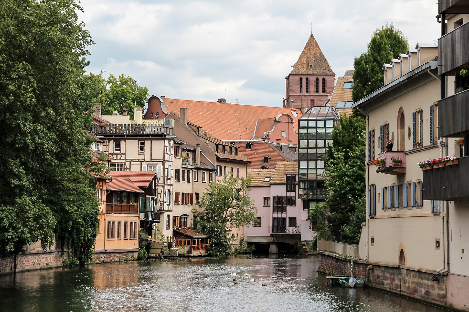 Maisons à colombages du quartier de la Petite France à Strasbourg